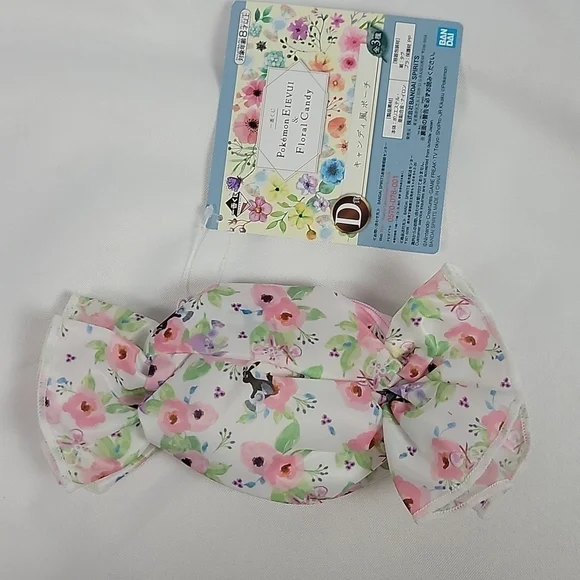 NWT Pokemon Eevee floral pouch from Japan Kuji - Picture 7 of 7